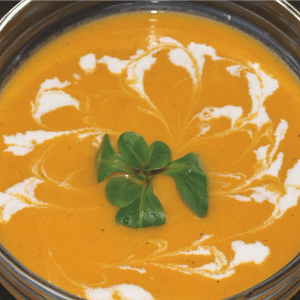Суп пюре морковный